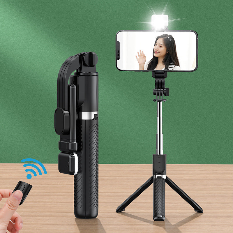 Bluetooth Selfie-Stick mit Licht und Fernbedienung